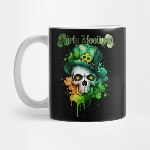 St. Patrick's Day Dirty Hooligan Clover Design by mythikcreationz